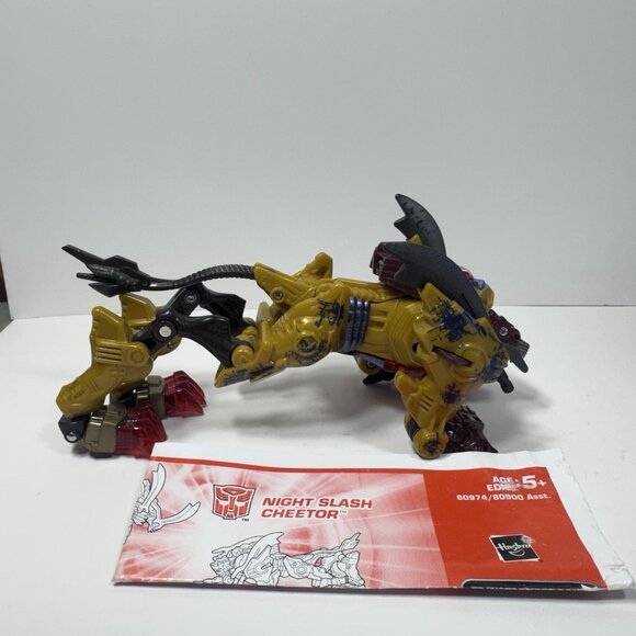 Transformers Universe - Night Slash Cheetor w/ Manual - Hasbro 2004 - Complete - Picture 4 of 7